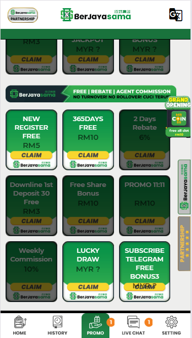 Berjayasama - Promotion - bigwin888m