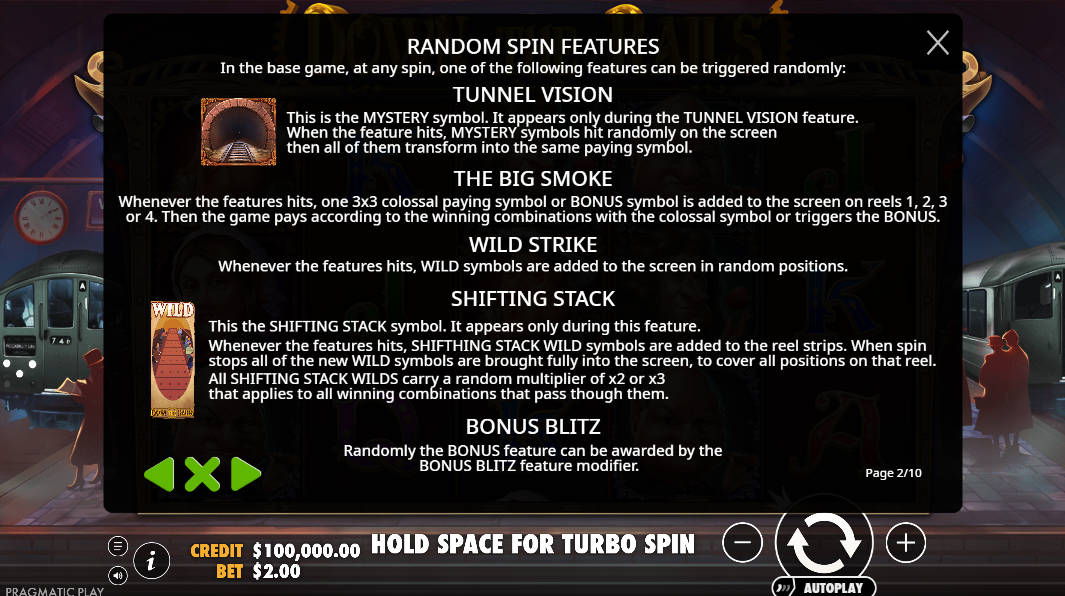 Down the Rails Slot - Features - bigwin888m