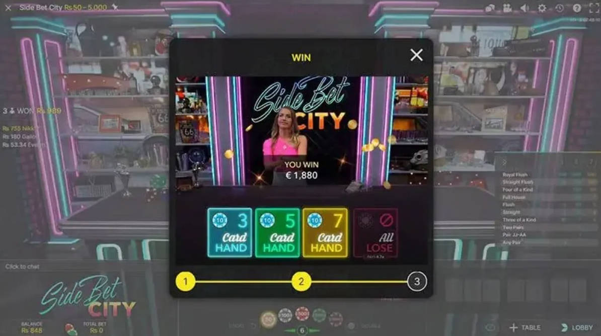 Side Bet City - Gameplay - bigwin888m