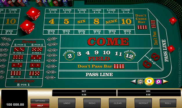 Craps - Gameplay - bigwin888