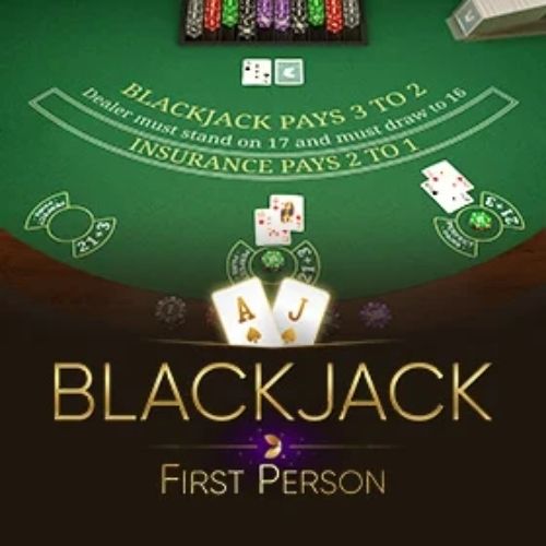 First Person Blackjack - Game Logo - bigwin888m