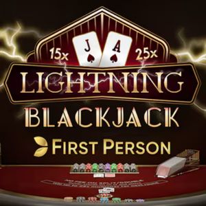 First Person Lightning Blackjack - Game Logo - bigwin888